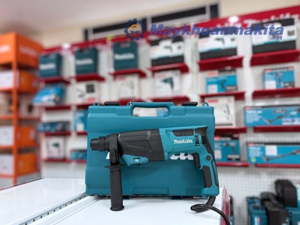 Máy khoan bê tông Makita thiết kế nhỏ gọn, thao tác dễ dàng