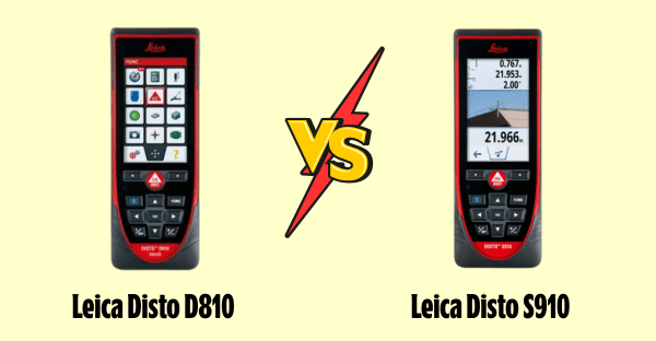 So sánh máy đo khoảng cách Leica disto d810 vs Leica disto s910