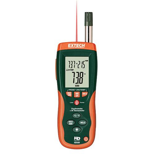 Máy đo nhiệt độ độ ẩm có nhiệt kế Extech HD500