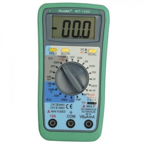 Đồng hồ đo điện tử Proskit MT-1250
