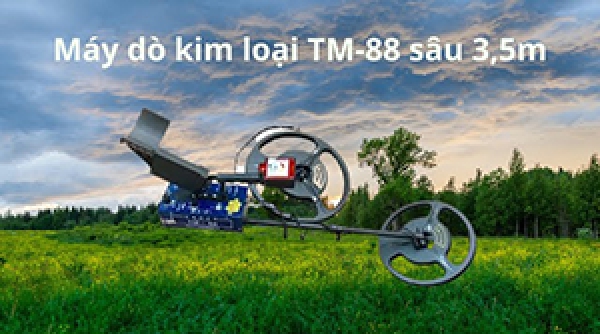 Đánh giá máy dò kim loại TM88 nổi tiếng, dò sâu đến 3,5m!