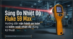 Súng đo nhiệt độ Fluke 59 Max: HDSD an toàn và đúng kỹ thuật